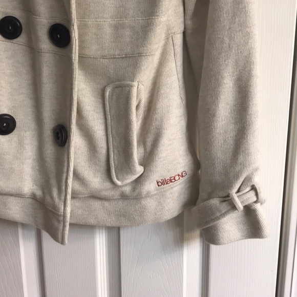 Adorable Billabong Peacoat Style Knit Jacket - Picture 5 of 8